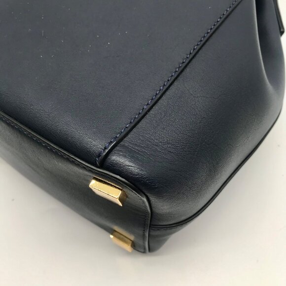 Michael Kors Miranda Adjustable Drawstring Dark Navy Bucket Bag - Picture 7 of 10